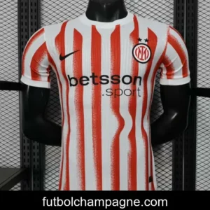 Player Version 25_26 Inter Milan Red_White Stripe Special Jersey