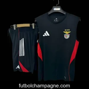 25_26 Benfica Black Vest Jersey + Shorts