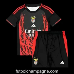 25_26 Kids Benfica Away Black Concept Jersey