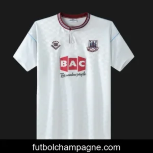 Retro 89_90 West Ham United Away White Jersey