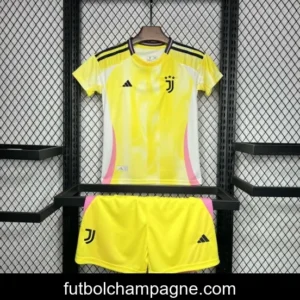 24_25 Kids Juventus Away Yellow Jersey