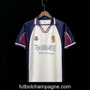 Retro 1999 West Ham Iron Maiden Away Soccer Jersey