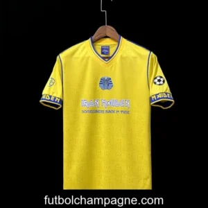 Retro 2008 West Ham Iron Maiden Yellow Jersey