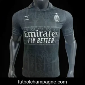 Player Version AC Milan x PLEASURES Forth Black Jersey