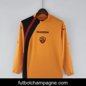 Retro 05_06 Long Sleeve Roma Home Soccer Jersey