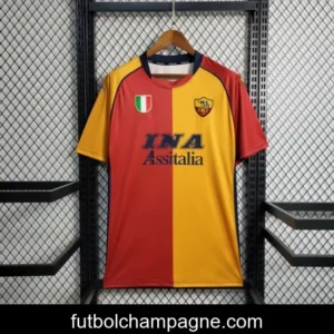 Retro 01_02 Roma Home European Jersey