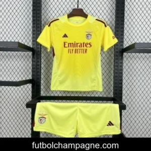 2025_26 Kids Benfica Yellow Goalkeeper Kit