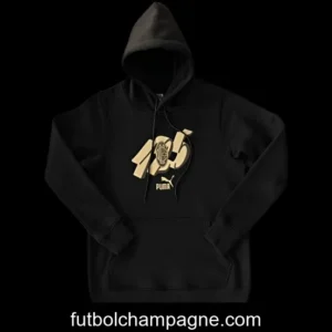 24_25 AC Milan 125Th Navy_Red_Black_Beige Hoodie WIth Black Badge