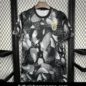 24_25 Benfica Black Pre-Match Training Jersey