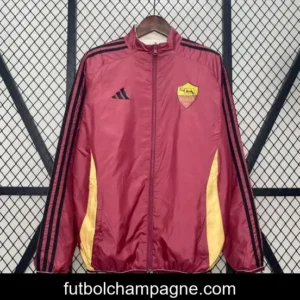 24_25 Roma Red_Beige Reversible Windbreaker