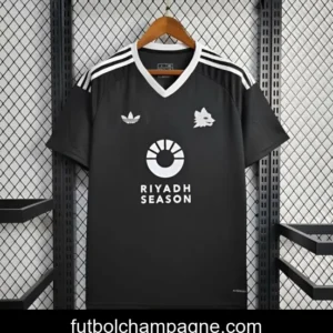 24_25 AS Roma Black Pre-match Jersey
