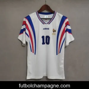 Retro 1996 France Away Soccer Jersey