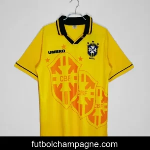 Retro 1993_94 Brazil Home Soccer Jersey
