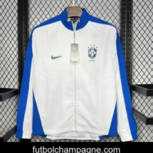 Retro 1994 Brazil White Windbreaker