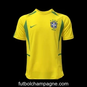 Retro 2002 Brazil Home Soccer Jersey