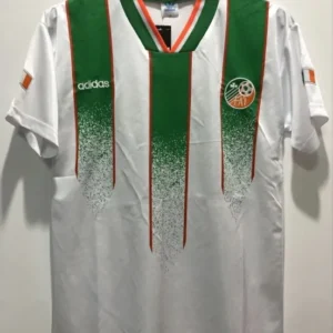 Retro 1994 Ireland Away White Soccer Jersey