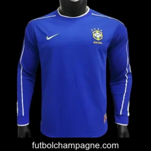 Retro 1998 Brazil Away Long Sleeve Jersey