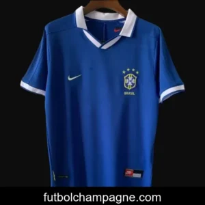 Retro 1970 Brazil Away Blue Jersey