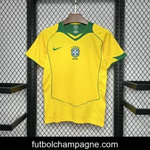 Retro 2004 Brazil Home Jersey