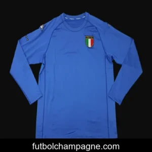 Retro 2000 Italy Home Long Sleeve Jersey