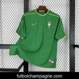 Retro 1998 Brazil Goalkeeper Green Jersey