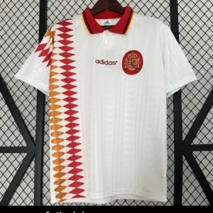 Retro 1994 Spain Away White Jersey
