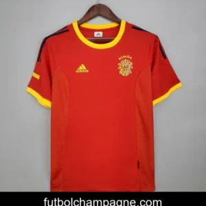 Retro Spain 2002 home Soccer Jersey