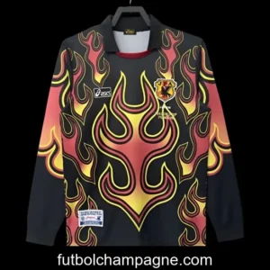 Retro 1998 Japan Goalkeeper Red Flame Long Sleeve Jersey