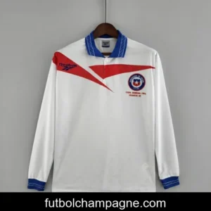 Retro Long Sleeve Chile 1998 Away Soccer Jersey