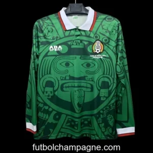 Retro 1998 Mexico Home Long Sleeve Jersey