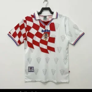 Retro 1998 Croatia Home Soccer Jersey
