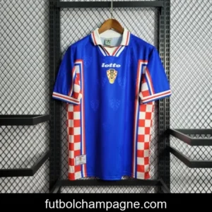 Retro 1998 Croatia Away Blue Jersey