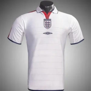 Retro 2004 England Home Soccer Jersey
