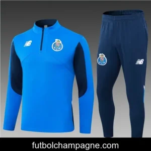 24_25 Porto Blue Half Zipper Jacket+Long Pants