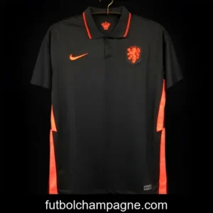 Retro 2020 Netherlands Away Black Jersey