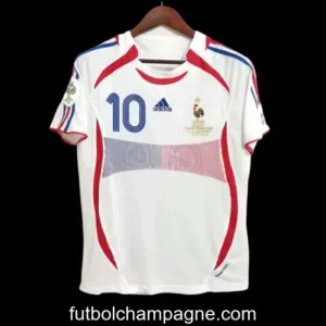 Retro 2006 France Away Soccer Jersey With 06 World Cup Patch