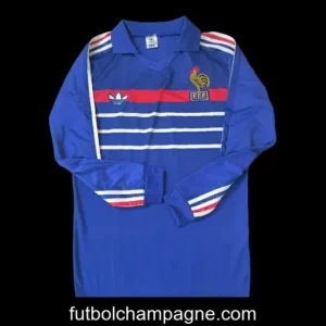 Retro 2004 France Home Long Sleeve Jersey