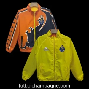 24_25 Porto Orange_Yellow Reversible Windbreaker