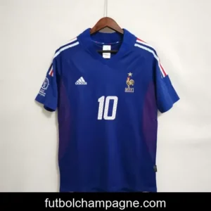 Retro 2002 France Home Soccer Jersey