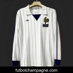 Retro 1982 France Away Long Sleeve Jersey