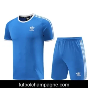 24_25 Adidas Original Blue Short Sleeve Jersey+Shorts