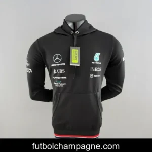2022 F1 Mercedes AMG Petronas Black Jacket 0001