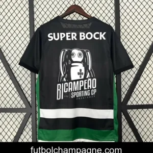 24_25 Sporting Lisbon Away Jersey With Champion Printing