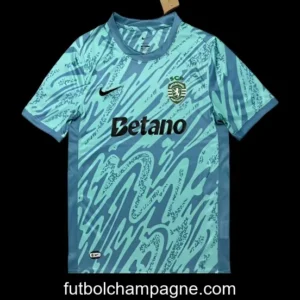 25_26 Sporting CP Mint Green with Wave Pattern Jersey