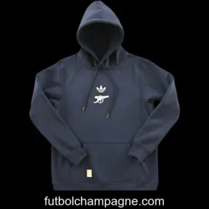 24_25 Chelsea x Adidas Original Navy_Red_Black_Beige_Grey Hoodie WIth Black Badge