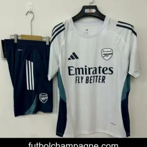 25_26 Arsenal Pre-Match Jersey White+ Shorts