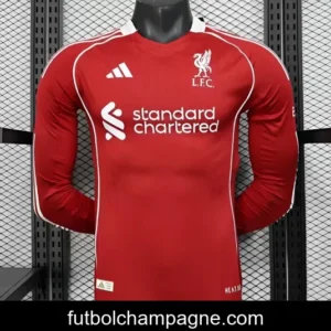 Player Version 25_26 LIverpool Home Long Sleeve Jersey