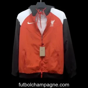24_25 Liverpool Red_Black Windbreaker