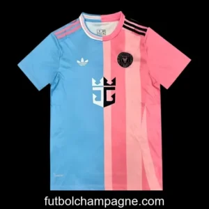25_26 Inter Miami Blue and Pink Split Design Jersey