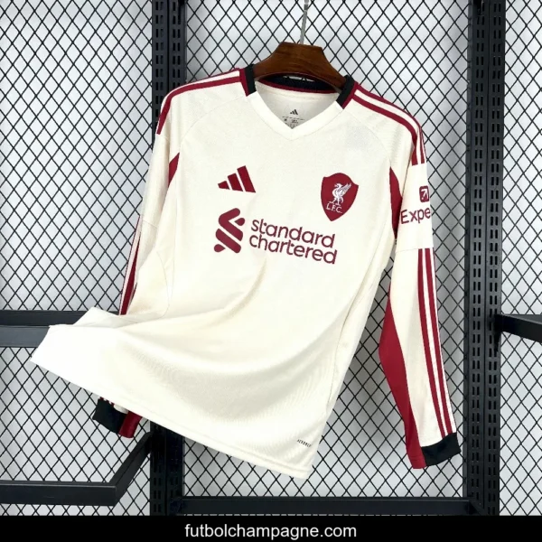 2025_26 Liverpool Away Long Sleeves Jersey